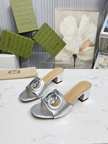 Gucci Interlocking G slide sandals