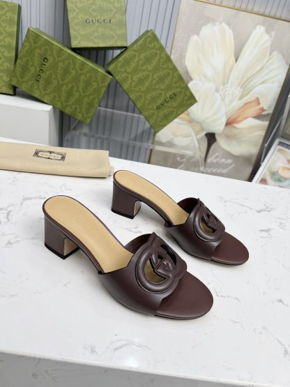 Gucci Interlocking G slide sandals