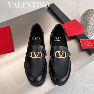 VALENTINO Rivet buckle elegant casual shoes