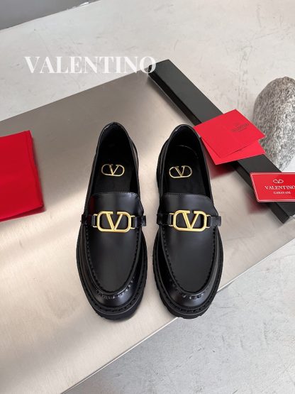 VALENTINO Rivet buckle elegant casual shoes