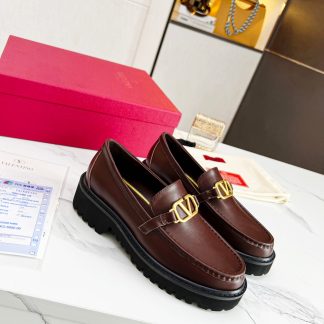 VALENTINO fashion vintage loafers casual shoes