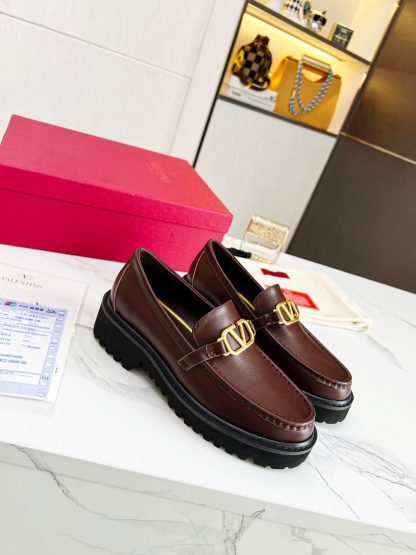 VALENTINO fashion vintage loafers casual shoes