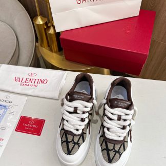VALENTINO Fashion Couple Thick Strap Casual Shoes
