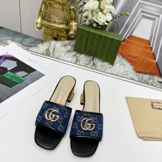 Gucci classic buckle slippers