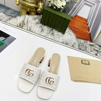 Gucci classic buckle slippers