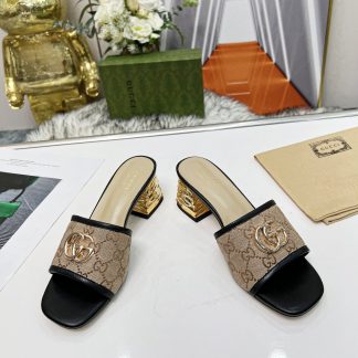 Gucci classic buckle slippers