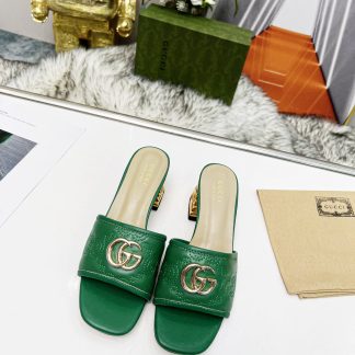 Gucci classic buckle slippers