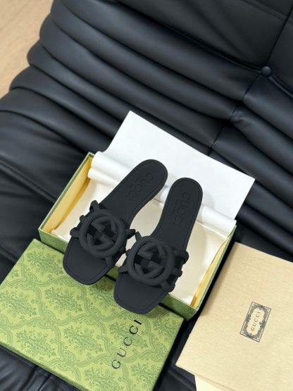 Gucci classic double G upper beach jelly shoes