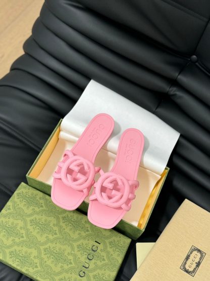Gucci classic double G upper beach jelly shoes