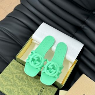 Gucci classic double G upper beach jelly shoes