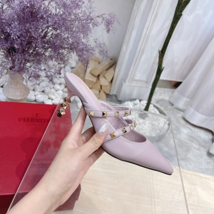 VALENTINO pointed toe studded element fashionable sandals high heels - Image 2