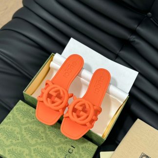 Gucci classic double G upper beach jelly shoes