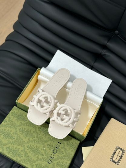 Gucci classic double G upper beach jelly shoes