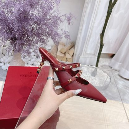 VALENTINO pointed toe studded element fashionable sandals high heels - Image 2