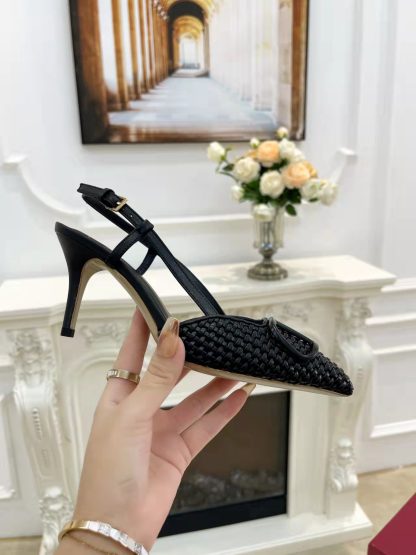 VALENTINO simple temperament back hollow sandals high heels - Image 2