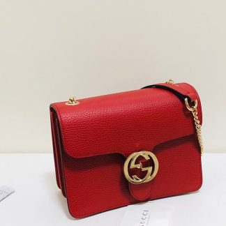 Gucci Vintage Red Chain Bag