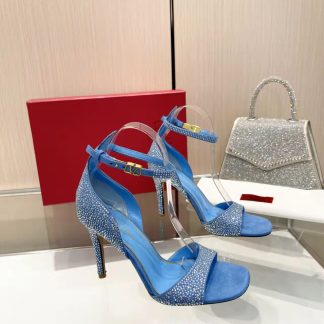 VALENTINO diamond-covered exquisite high heels