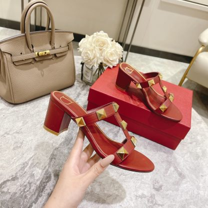 VALENTINO Studded Sandals High Heels - Image 2