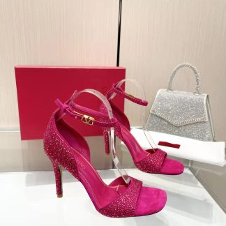 VALENTINO diamond-embellished high heels