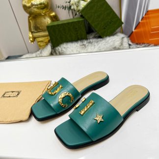 Gucci women's flat slippers