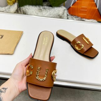Gucci women's flat slippers