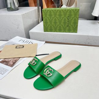 Gucci women's flat slippers