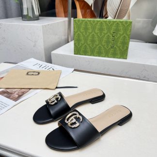Gucci women's flat slippers
