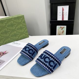 Gucci women's flat slippers