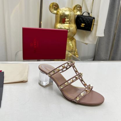 VALENTINO Transparent Heel Film Sandals High Heels - Image 2