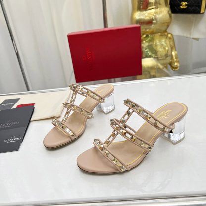VALENTINO Transparent Heel Film Sandals High Heels