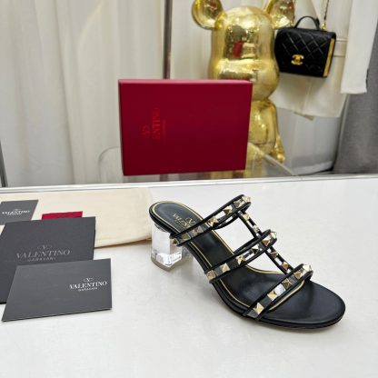VALENTINO Transparent Heel Film Sandals High Heels - Image 2