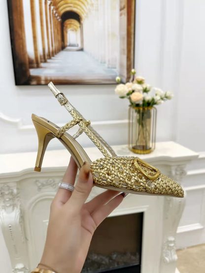 VALENTINO new women's slingback sandals high heels - Image 2