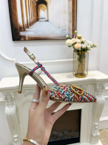VALENTINO new women's slingback sandals high heels - Image 2