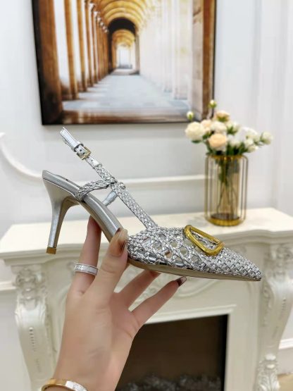 VALENTINO new women's slingback sandals high heels - Image 2