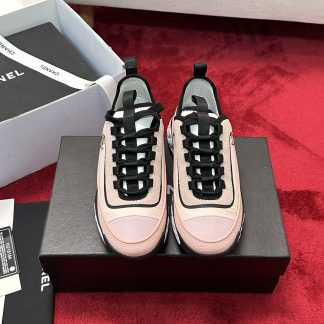 Chanel men's and women's couple's skin color mix and match classic casual sports shoes