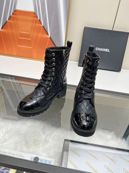 Chanel's new black Martin boots for autumn and winter