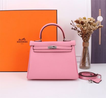 Hermès Sakura Pink Practical Handbag Size 28cm 25cm