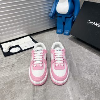 Chanel Spring and Summer Ultra High Quality Light Pink Fashionable Casual Sports Sneakers