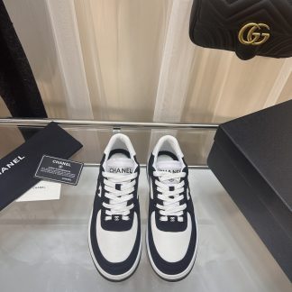 Chanel Spring and Summer Ultra High Quality Black and White Fashionable Casual Sports Sneakers
