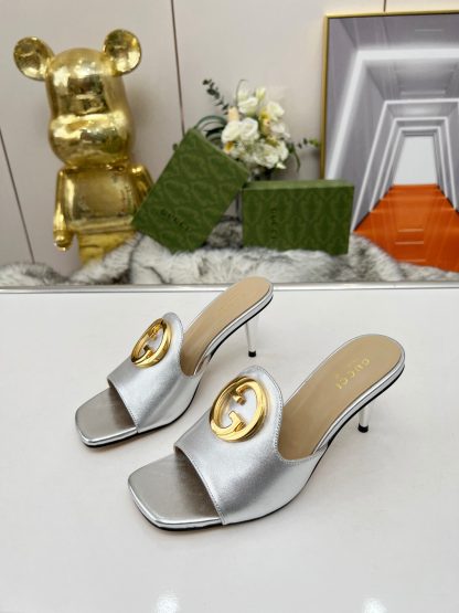 Gucci high heel slippers - Image 2