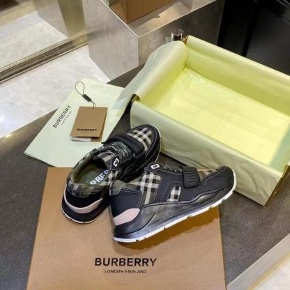 Burberry Vintage Check Thick-Soled Sneakers - Image 2