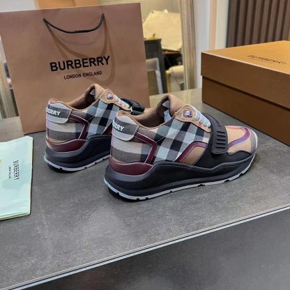 Burberry Vintage Check Thick-Soled Sneakers - Image 2