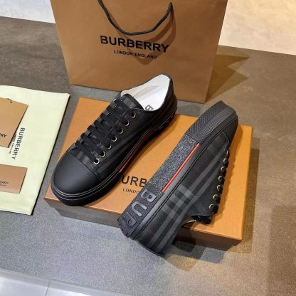 Burberry Vintage Check Cotton Sneakers - Image 2