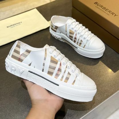Burberry Vintage Check Cotton Sneakers - Image 2