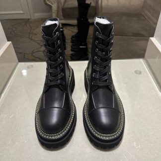 Chanel autumn and winter high-end custom classic luxury soft black boots