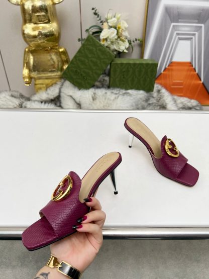 Gucci high heel slippers - Image 2