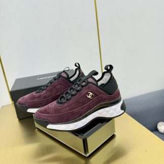 Chanel classic red and black mix and match fashion casual dad shoes for men and women
