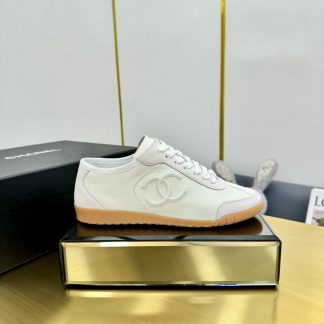 Chanel classic off-white mix and match classic fashion casual sneakers