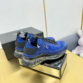 Chanel classic dark blue mix and match fashion casual dad shoes for men and women