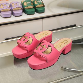 Gucci platform slippers